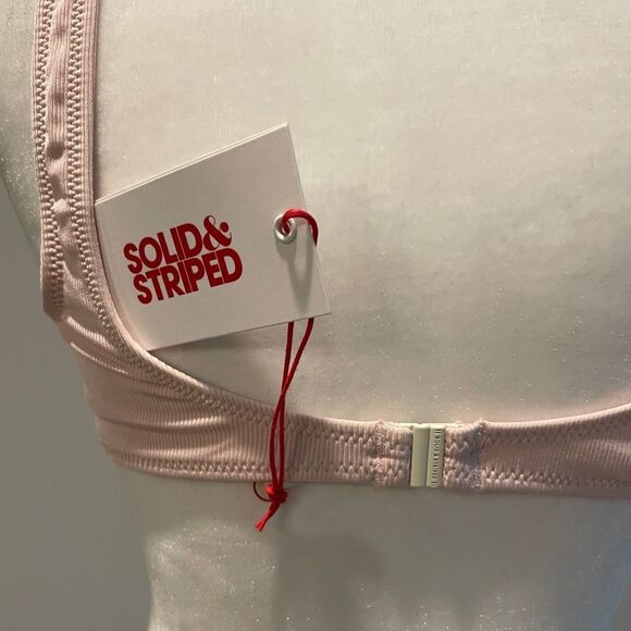 SOLID & STRIPED BIKINI TOP NWT - Picture 5 of 7